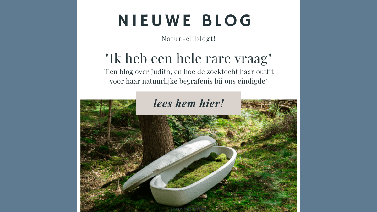 "Ik heb een hele vreemde vraag" zei ze..