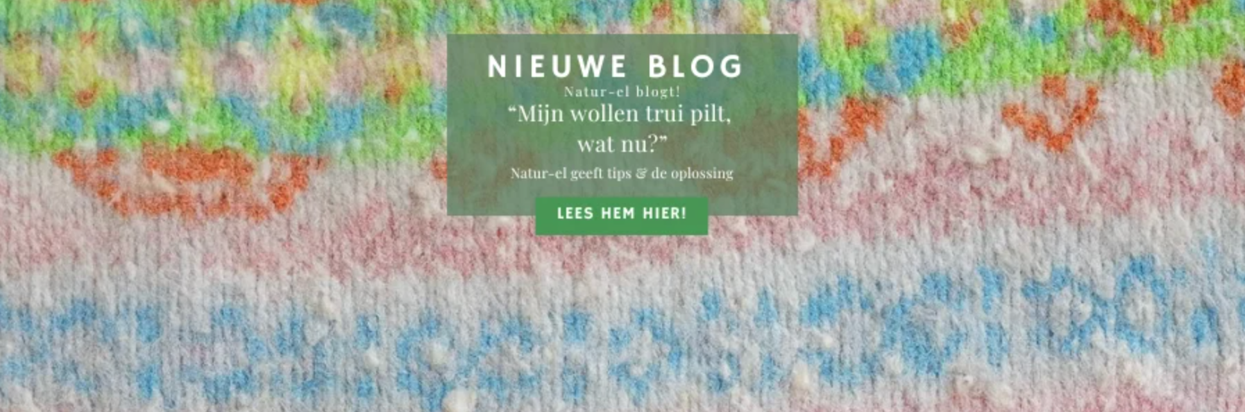 Gleener pluizenkam voor het ontpillen van wollen truien – tip van Natur-el
