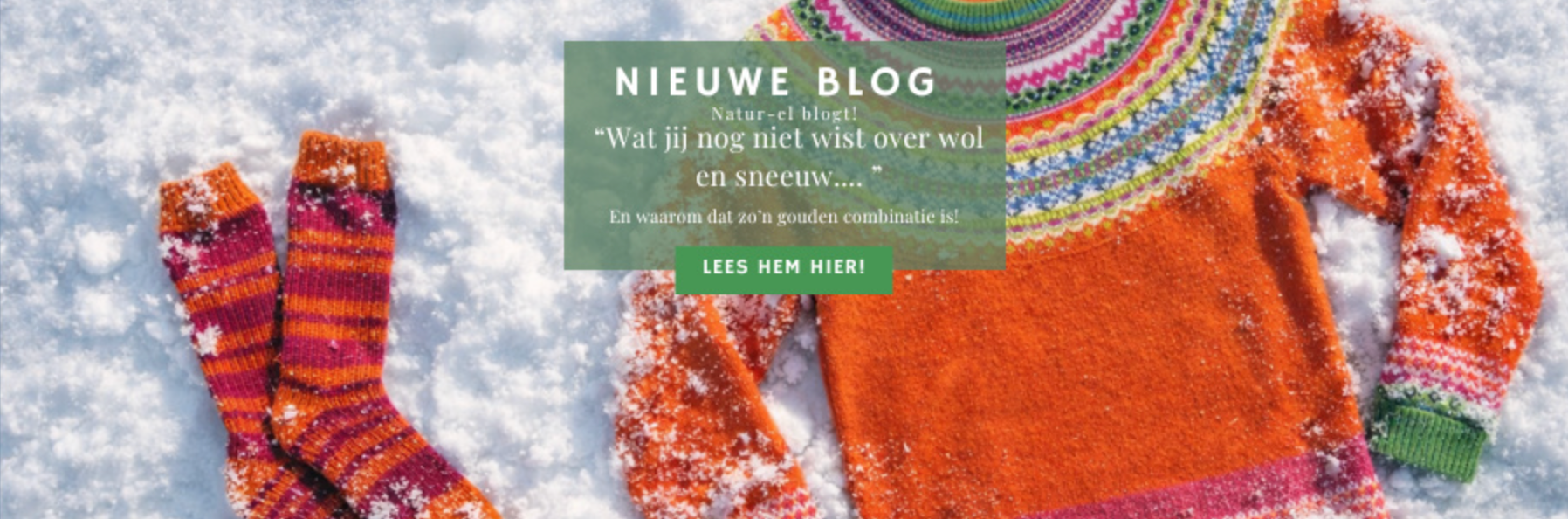 Wollen kleding opfrissen met sneeuw – natuurlijke reinigingstip van Natur-el