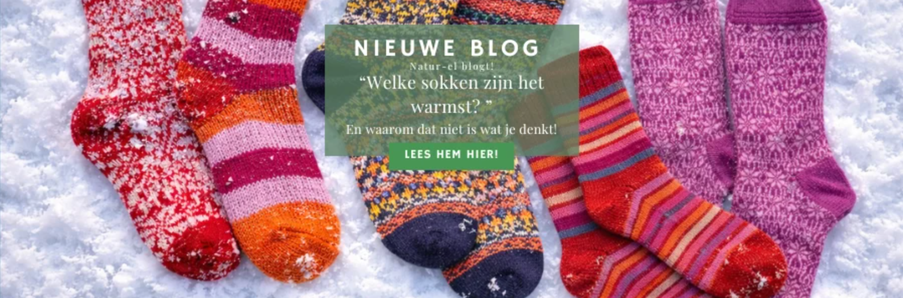 Pure wollen sokken voor warme voeten in de winter – tip van Natur-el