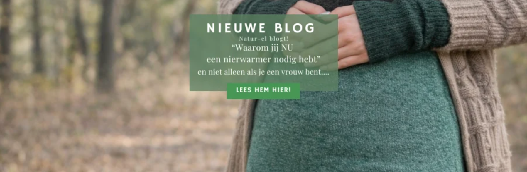 Wollen nierwarmer van wol-zijde en alpaca bij Natur-el – voor rugpijn, menstruatieklachten en kou