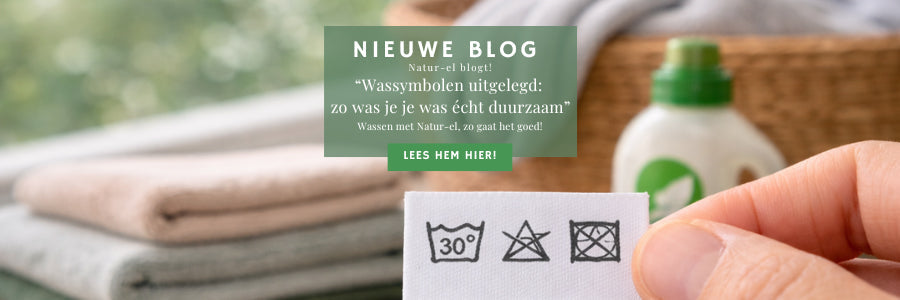 Wassymbolen uitgelegd – overzicht van wasinstructies voor duurzame kleding door Natur-el