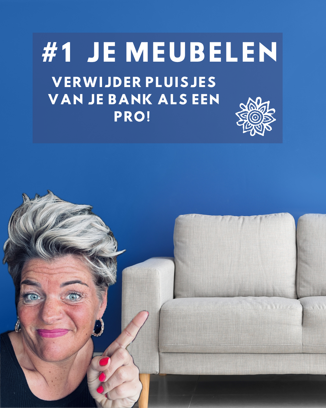 GLEENER Pluizenkam voor ontpillen van wollen kleding BLAUW