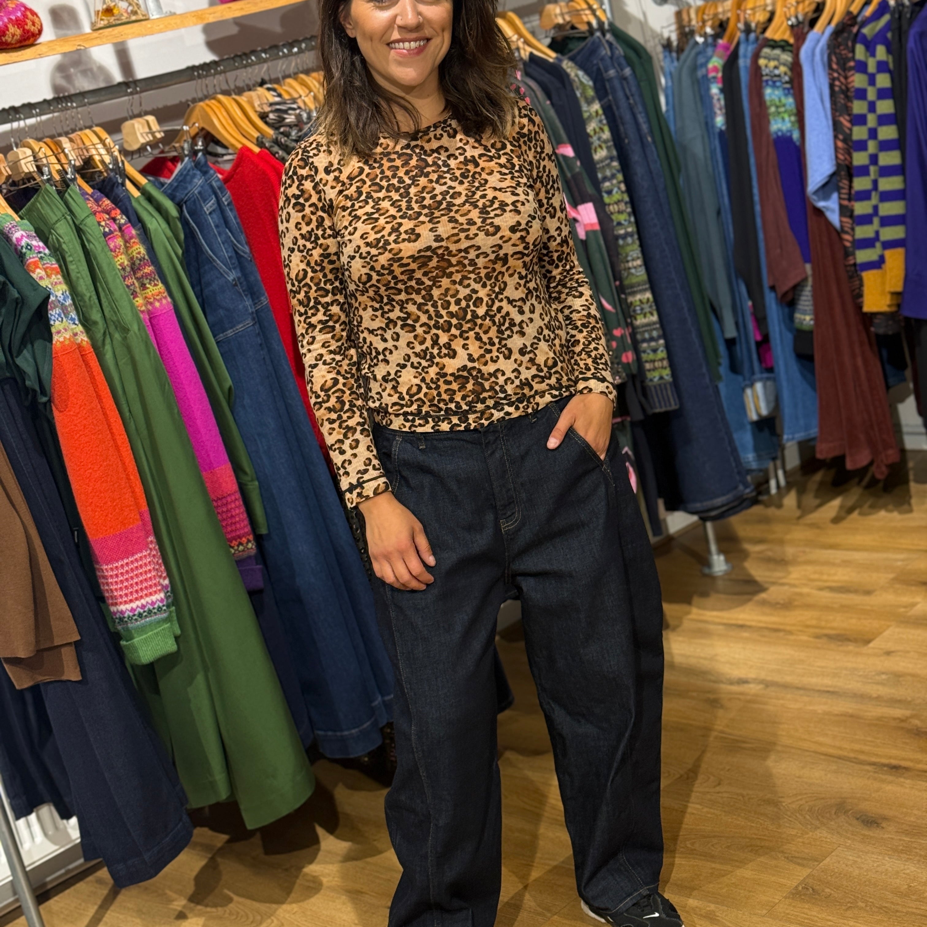 DAWN DENIM barrel leg spijkerbroek MOONDUST RAW biologisch katoen