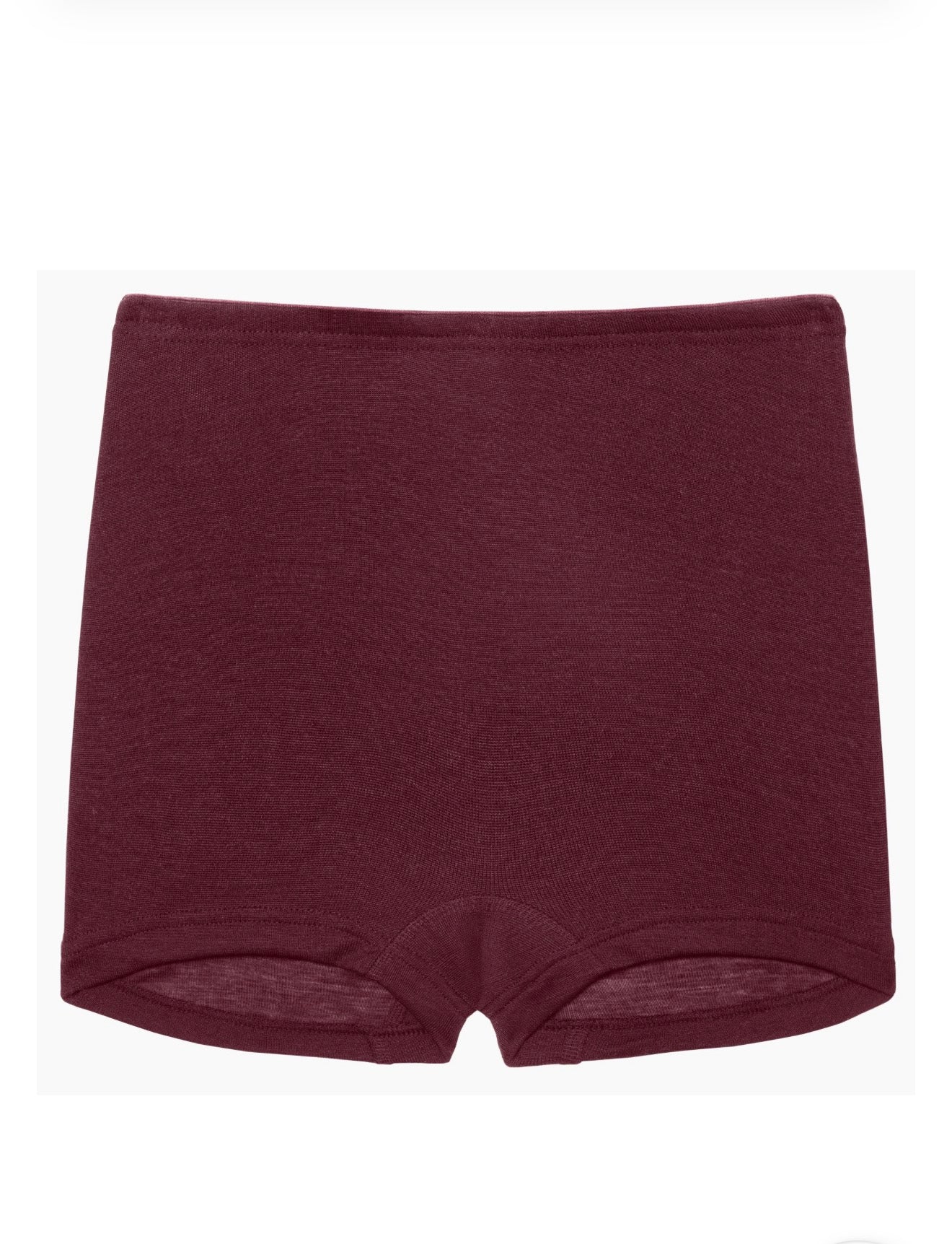 ENGEL NATUR Wol zijde boxer hipster broekje dames BORDEAUX