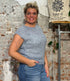 ALMA LOVIS wollen spencer FJONA LIGHT BLUE van alpaca