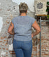 ALMA LOVIS wollen spencer FJONA LIGHT BLUE van alpaca