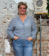 ALMA LOVIS wollen vest ELKE PASTEL BLUE van alpaca
