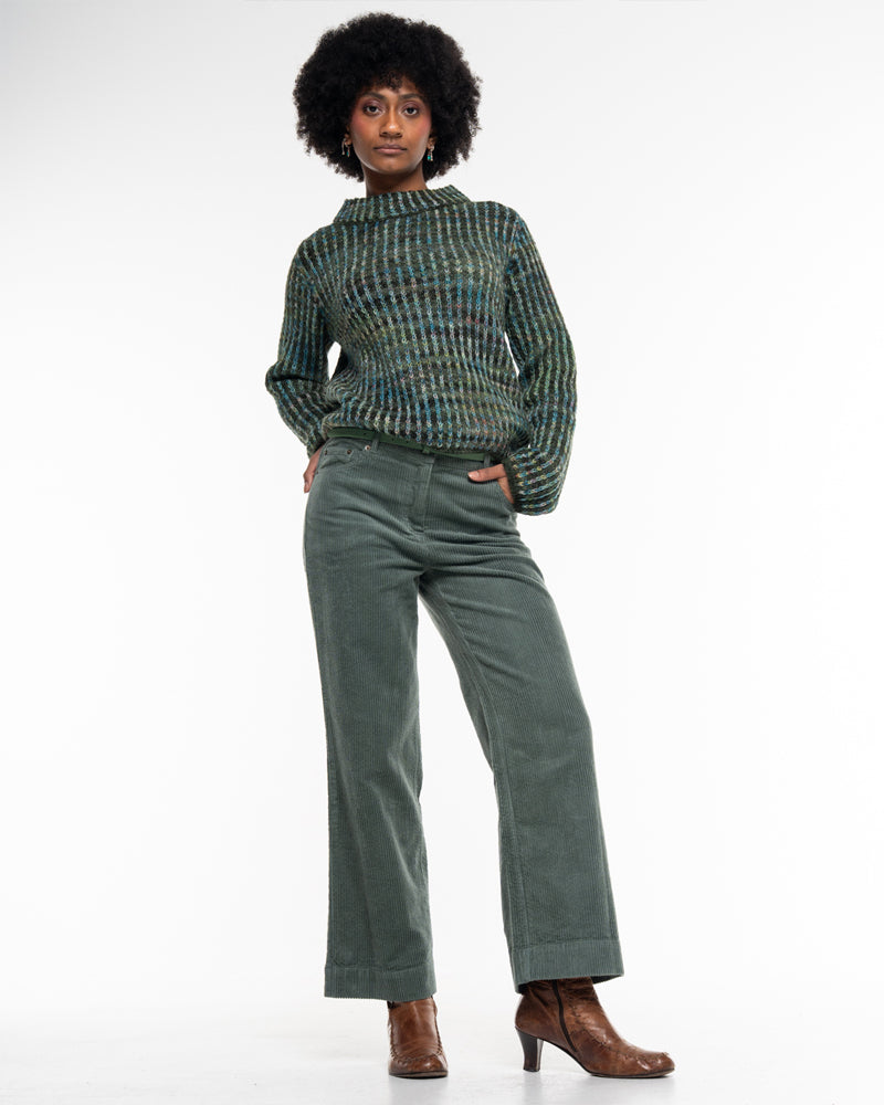 ALMA & LOVIS corduroy broek NISHA BALSAM biologisch katoen