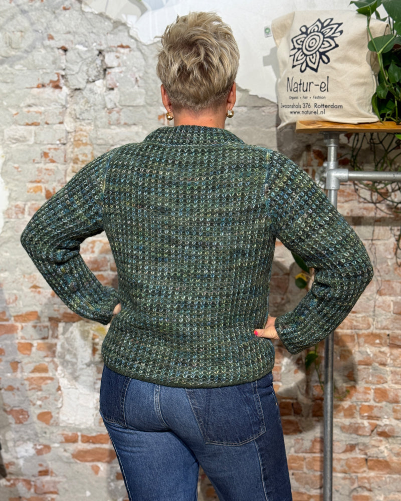 ALMA & LOVIS reversible wool sweater MIEKE BALSAM alpaca cotton