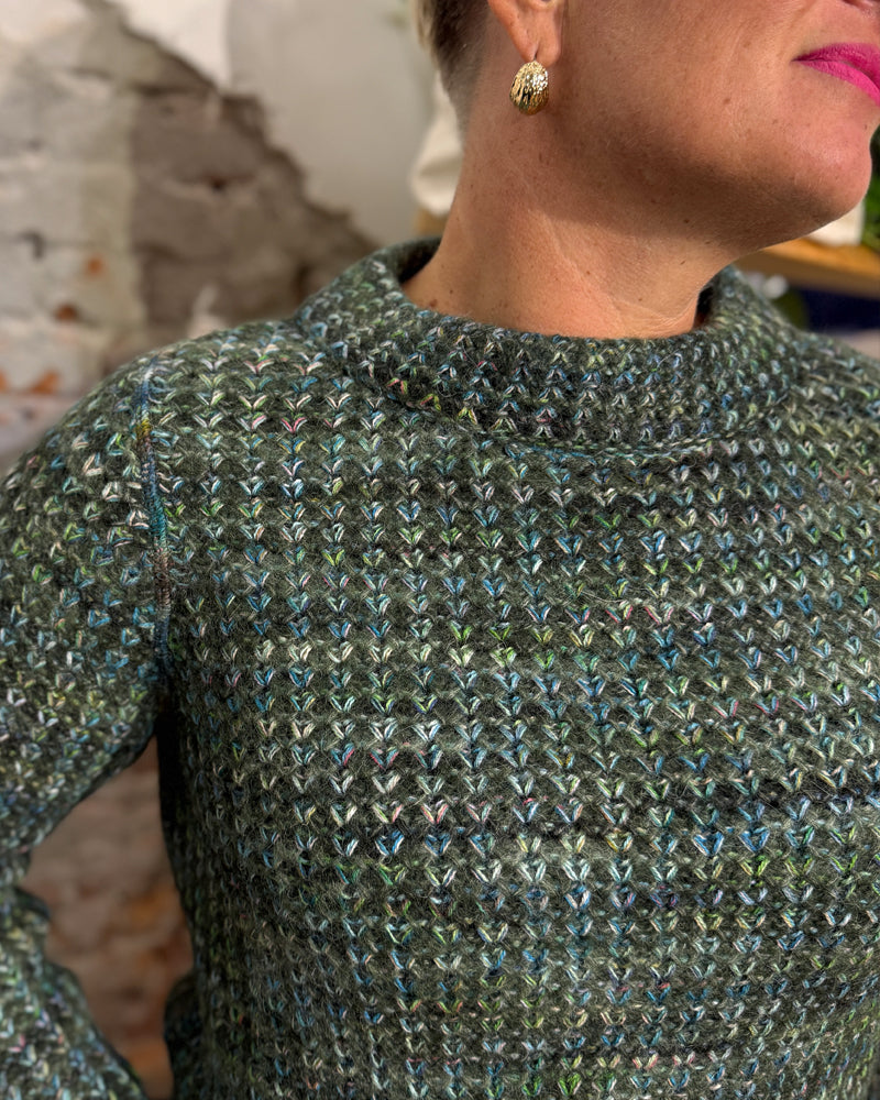 ALMA & LOVIS reversible wollen trui MIEKE BALSAM alpaca katoen