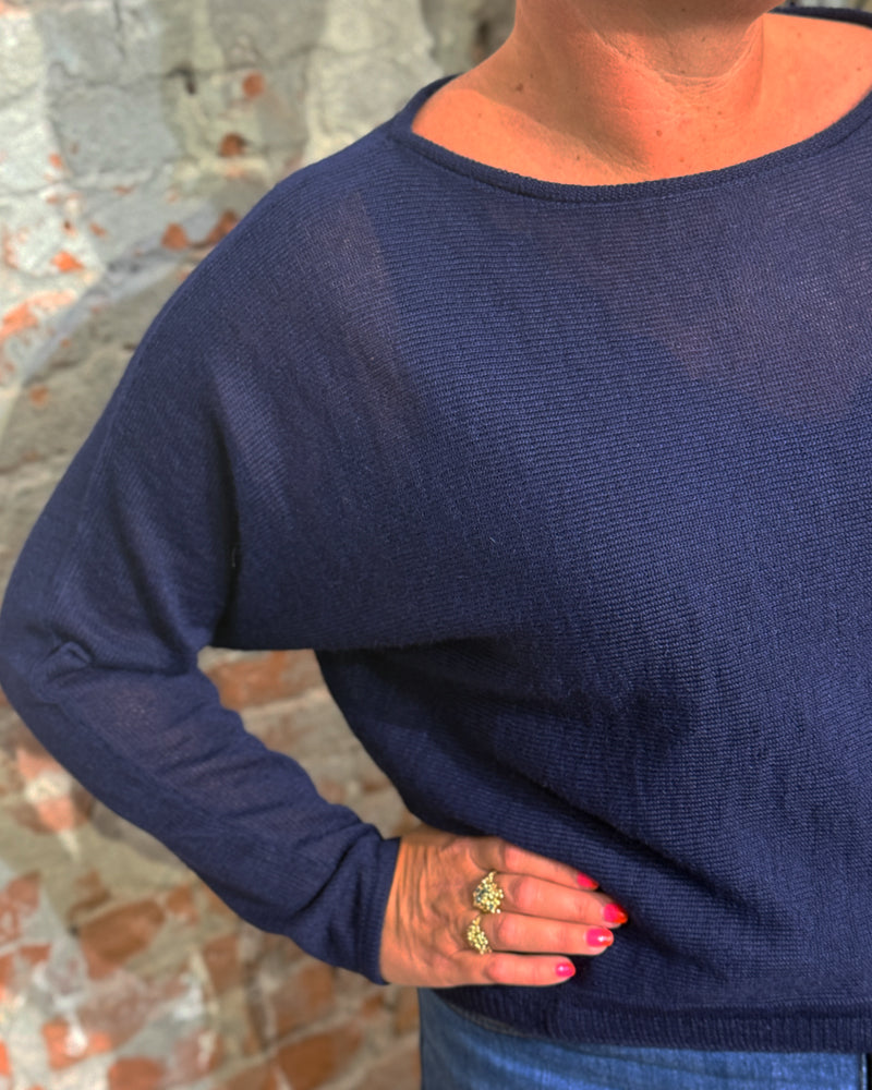 ANUKOO Wollpullover 100% Alpaka HANNAH AUBERGINE
