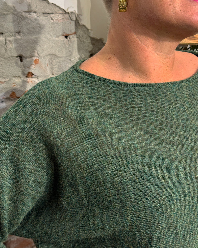 ANUKOO Wollpullover 100% Alpaka HANNAH AUBERGINE