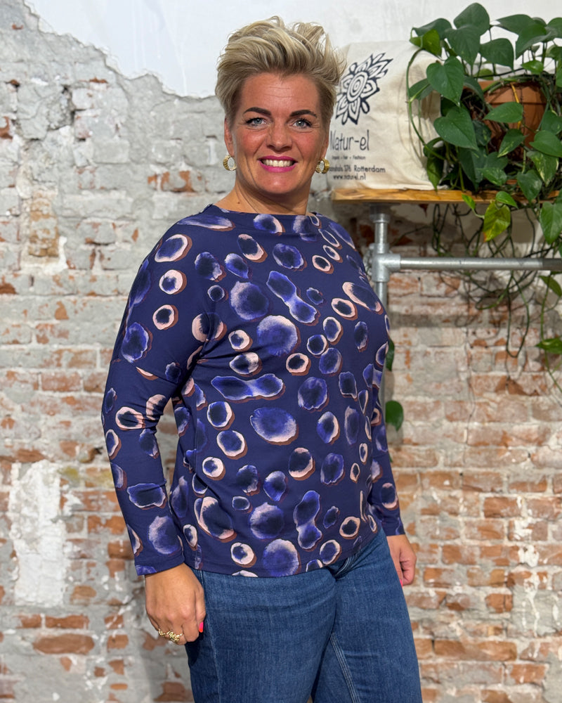 ANUKOO Shirt Fledermausarm LIV HIMBEERE Tencel