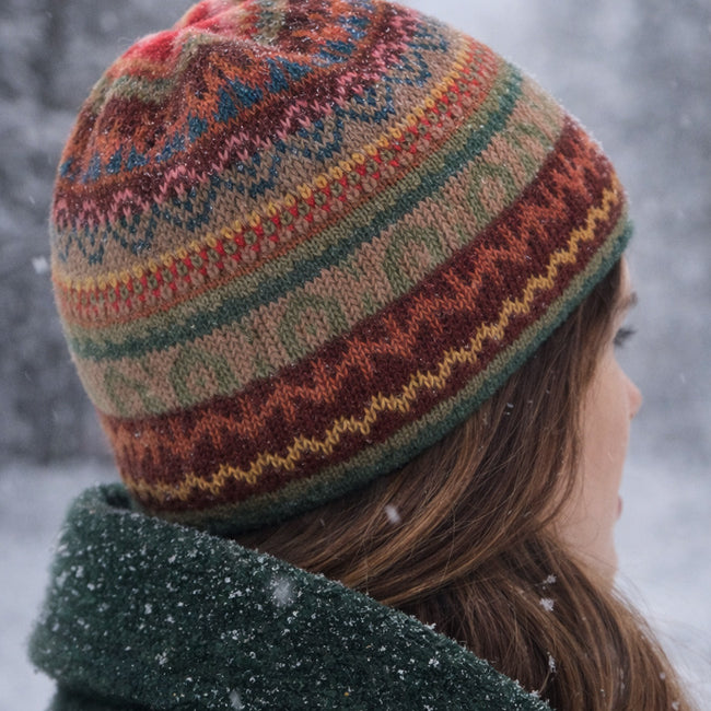 APU KUNTUR gevoerde wollen BEANIE muts 100% alpaca LUNA