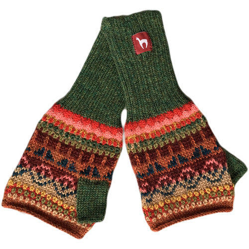 APU KUNTUR polswarmers van 100% baby alpaka alpaca