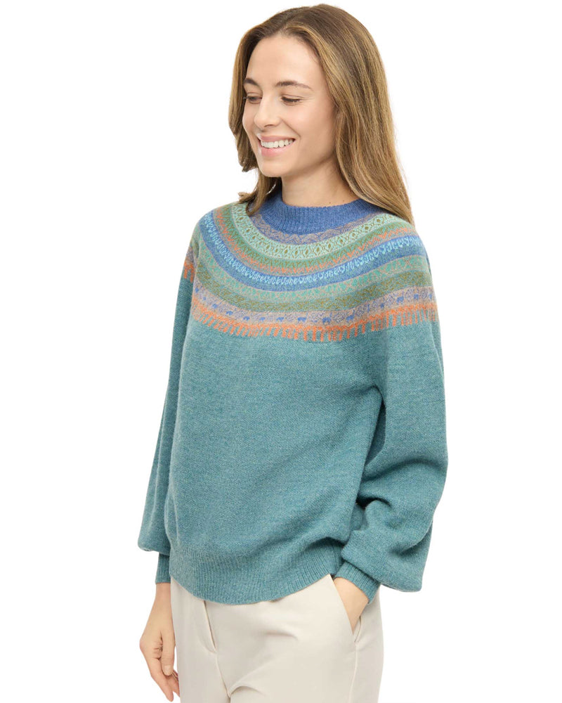 APU KUNTUR Wollen trui LANA FAIRISLE van 100% baby alpaca