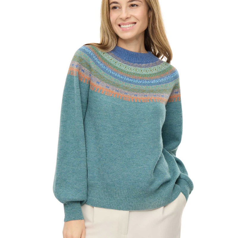 APU KUNTUR Wollen trui LANA FAIRISLE van 100% baby alpaca