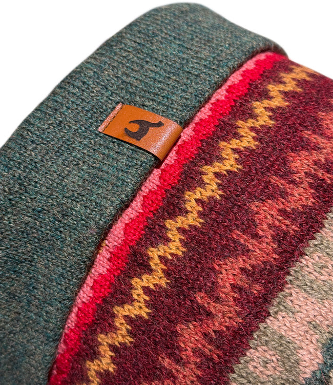APU KUNTUR wollen REVERSIBLE muts 100% alpaca LUNA