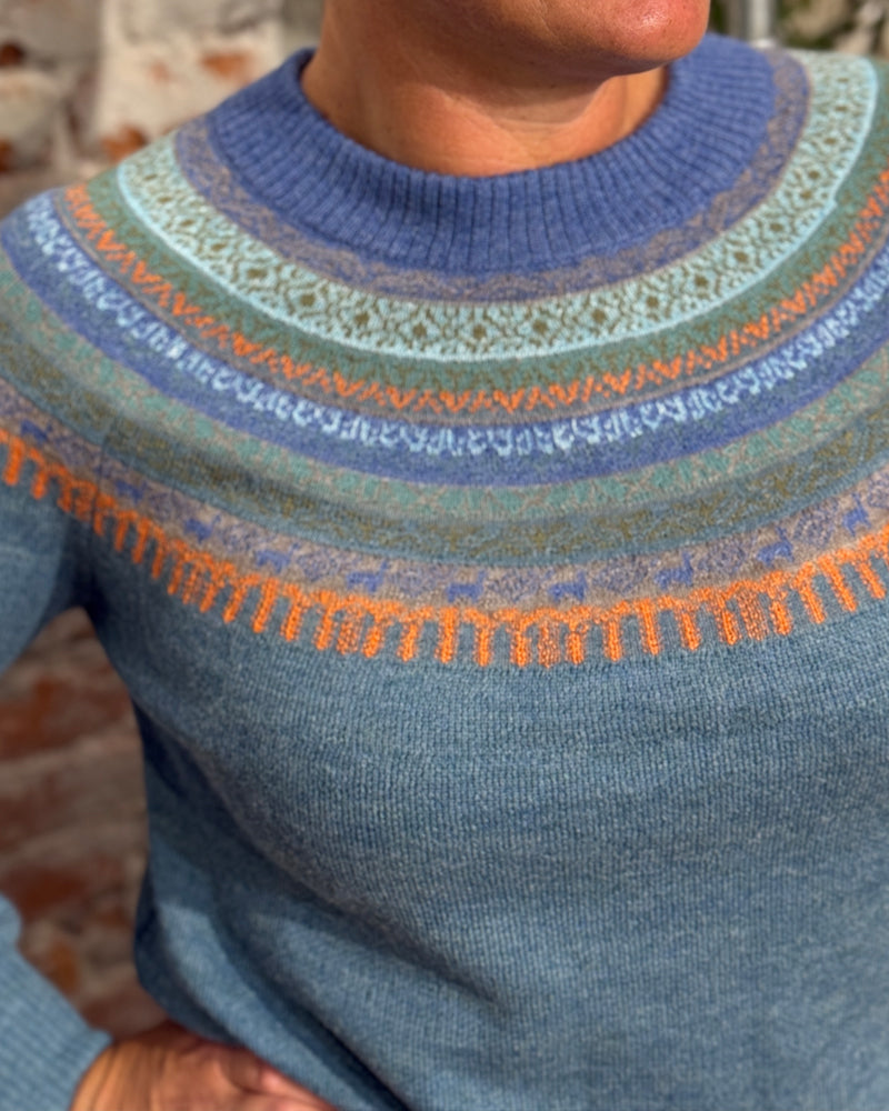 APU KUNTUR LANA FAIRISLE wool sweater in 100% baby alpaca
