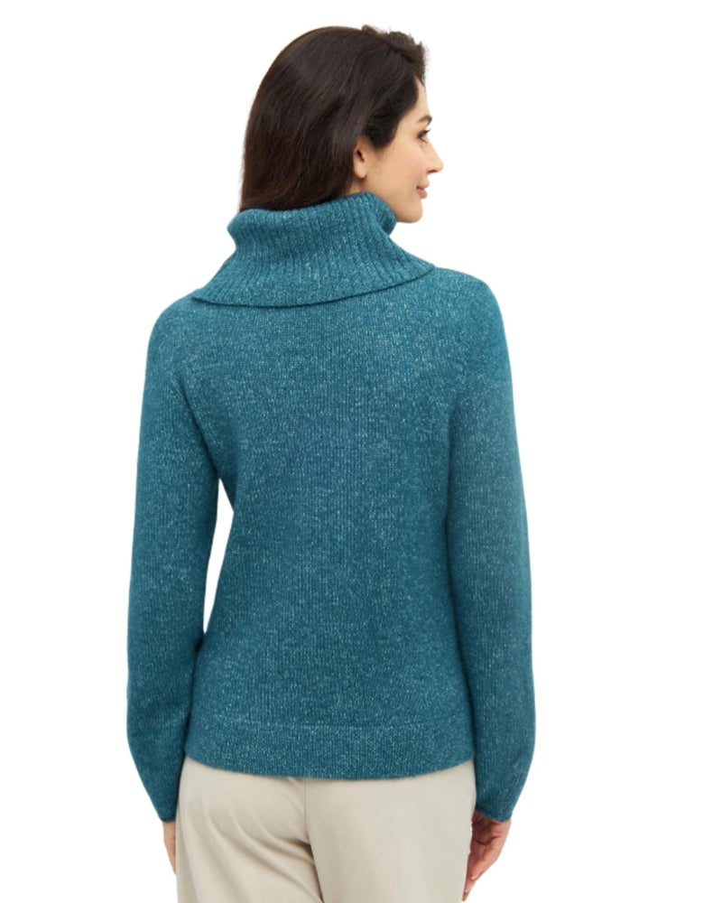 APU KUNTUR Wollen trui met col CHAR SEA merino alpaca