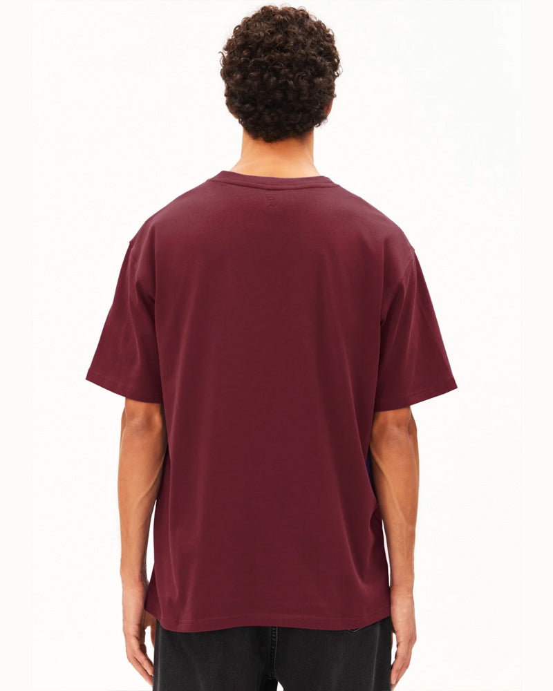 ARMEDANGELS heavy shirt MAARKOS RED organic cotton