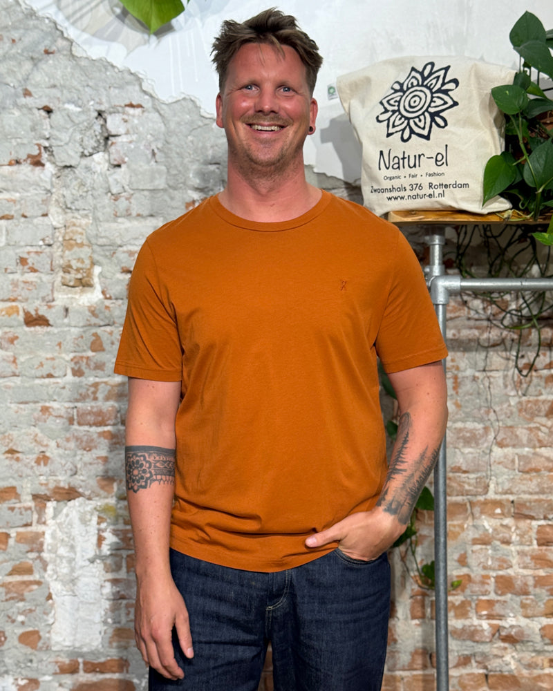 ARMEDANGELS Basic shirt JAAMES EARTHSHADE organic cotton