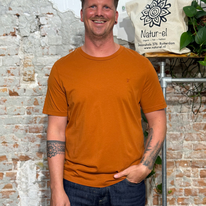 ARMEDANGELS Basic shirt JAAMES EARTHSHADE organic cotton