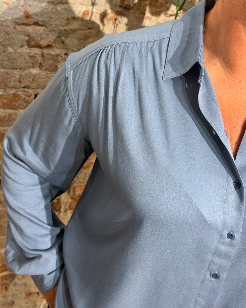 ARMEDANGELS gestreifte weite Bluse LOUILAA LAPIS