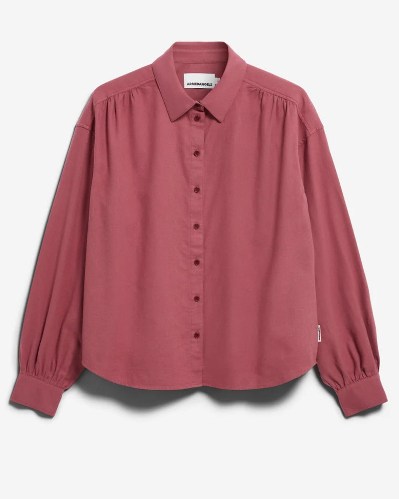 ARMEDANGELS gestreifte weite Bluse LOUILAA LAPIS