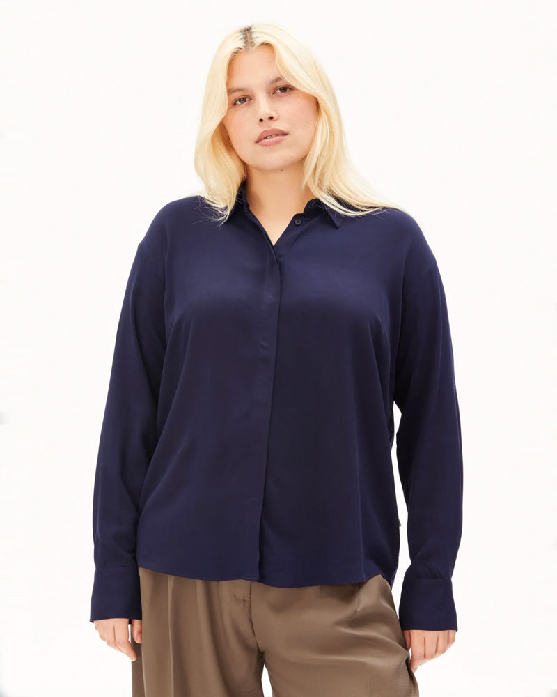 ARMEDANGELS Bluse LARISAANA ROT aus Tencel