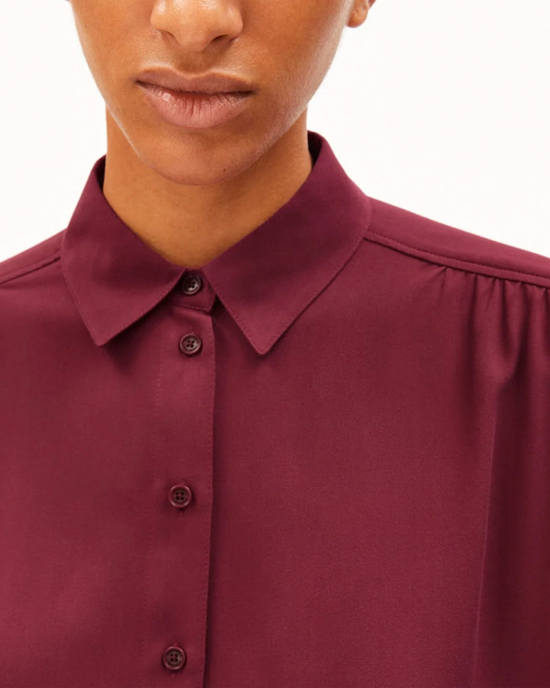 ARMEDANGELS gestreifte weite Bluse LOUILAA LAPIS