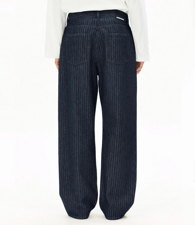 ARMEDANGELS wide leg spijkerbroek HAAYI HERRINGBONE