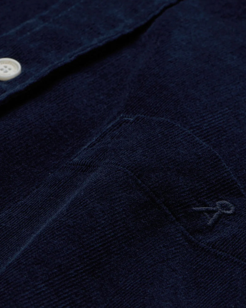 ARMEDANGELS corduroy overhemd WISSE INK BLUE biologisch katoen