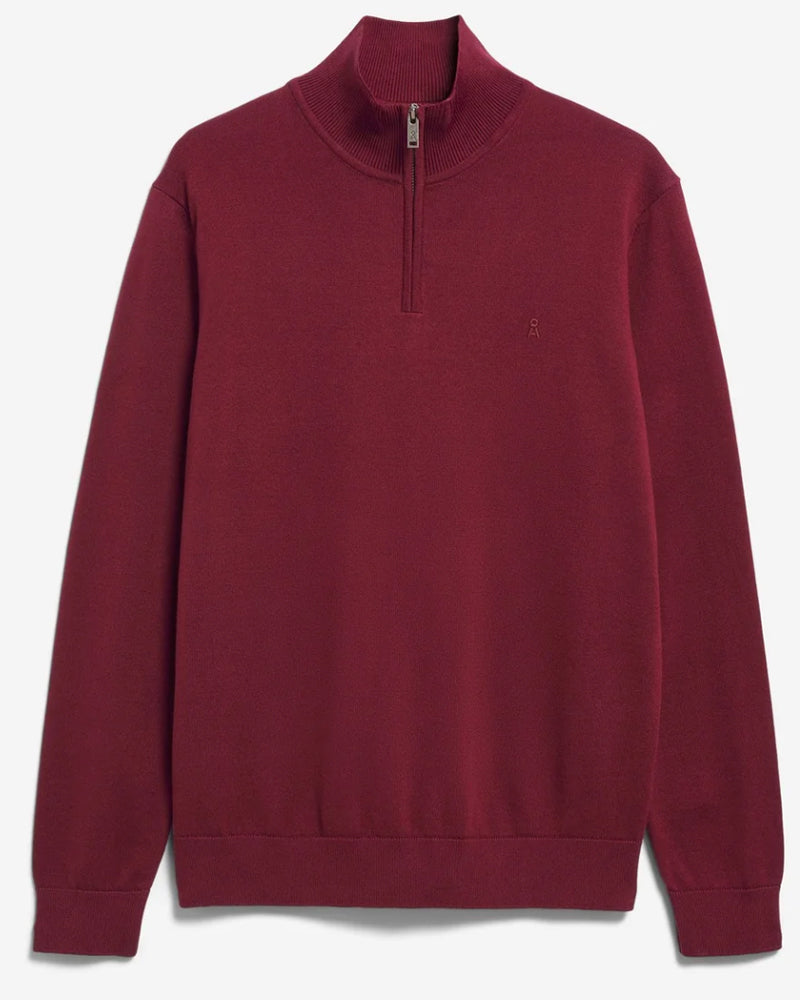 ARMEDANGELS Pullover mit Reißverschluss WAARLO VELVET Bio-Baumwolle