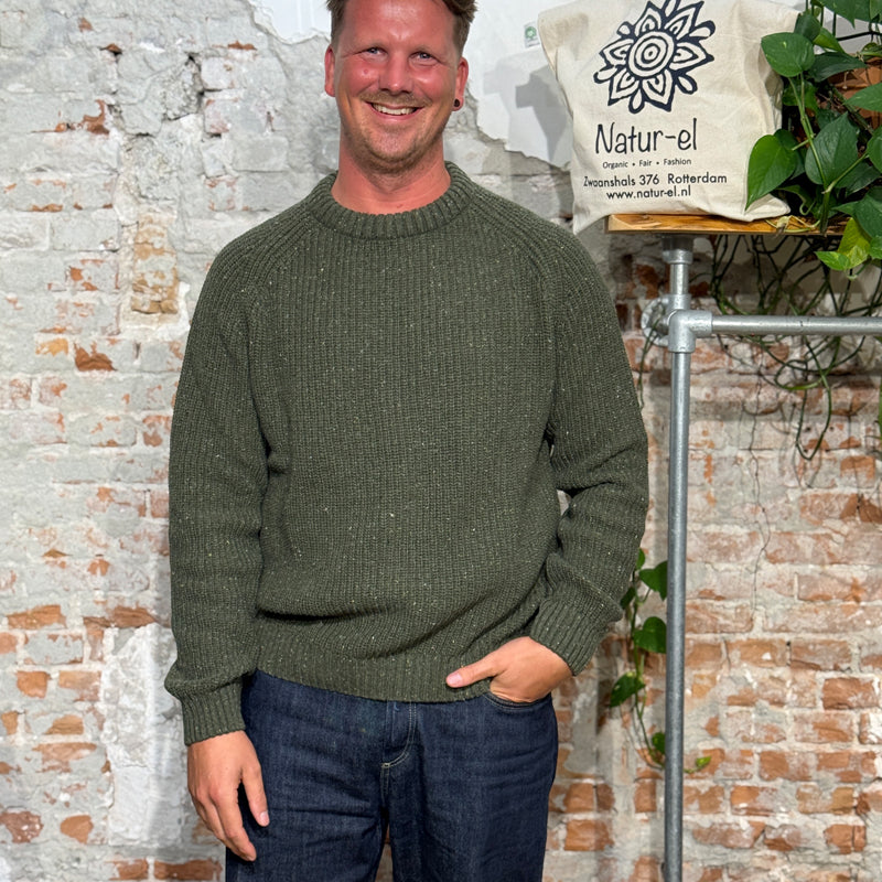 ARMEDANGELS Pullover mit Reißverschluss WAARLO VELVET Bio-Baumwolle