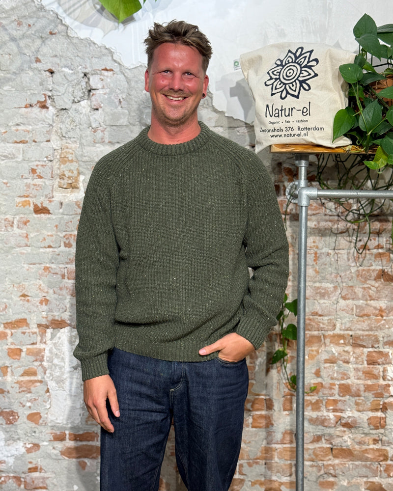 ARMEDANGELS Pullover mit Reißverschluss WAARLO VELVET Bio-Baumwolle
