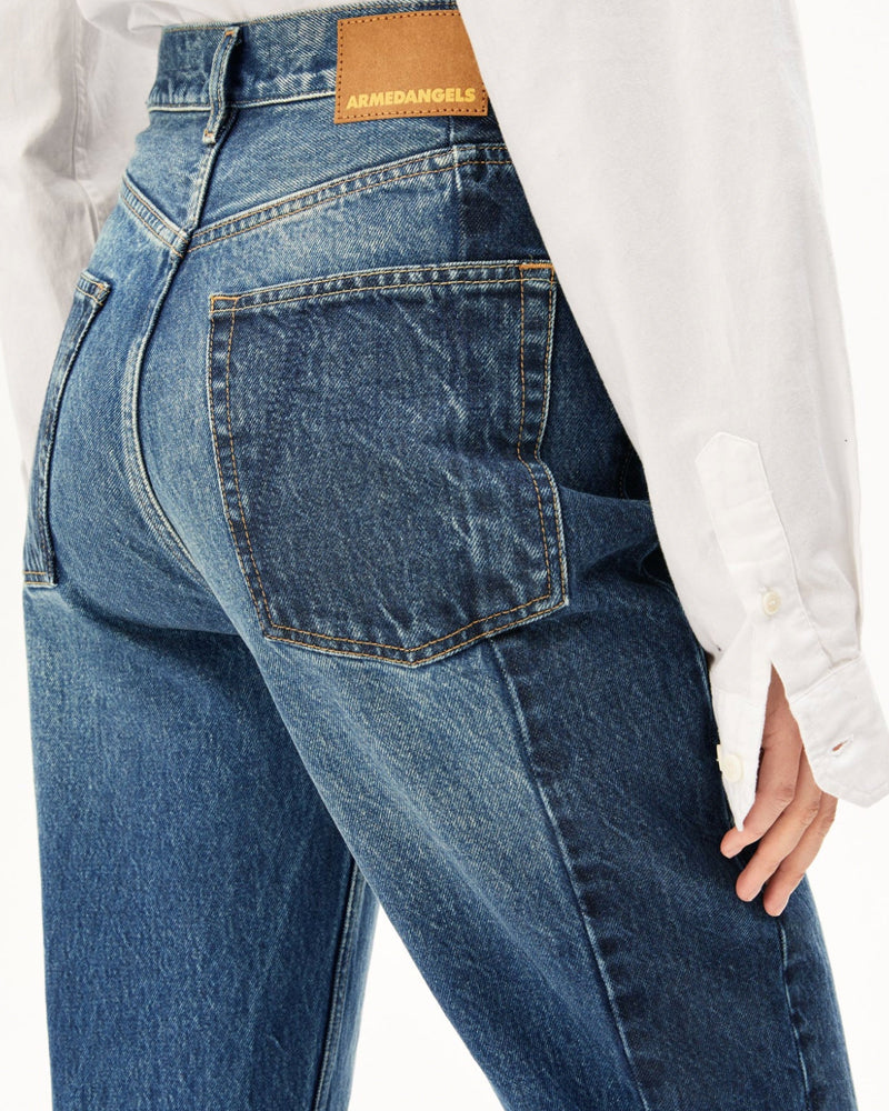 ARMEDANGELS Wide Leg Jeans HAAYI HERRINGBONE