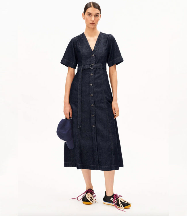 ARMEDANGELS spijker jurk TANJA DENIM katoen en tencel