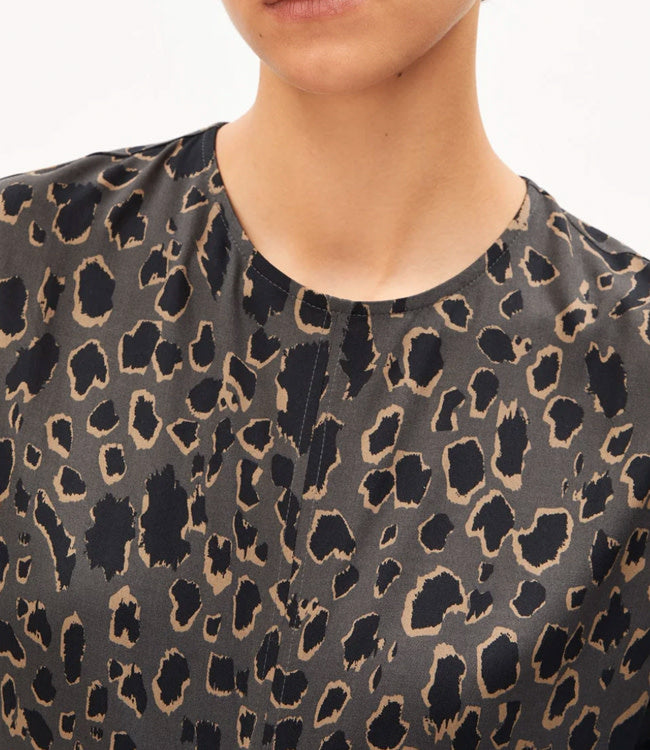 ARMEDANGELS batwing jurk print SISSY LEO