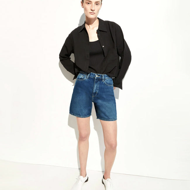 ARMEDANGELS korte jeans broek SHEAARI DARK