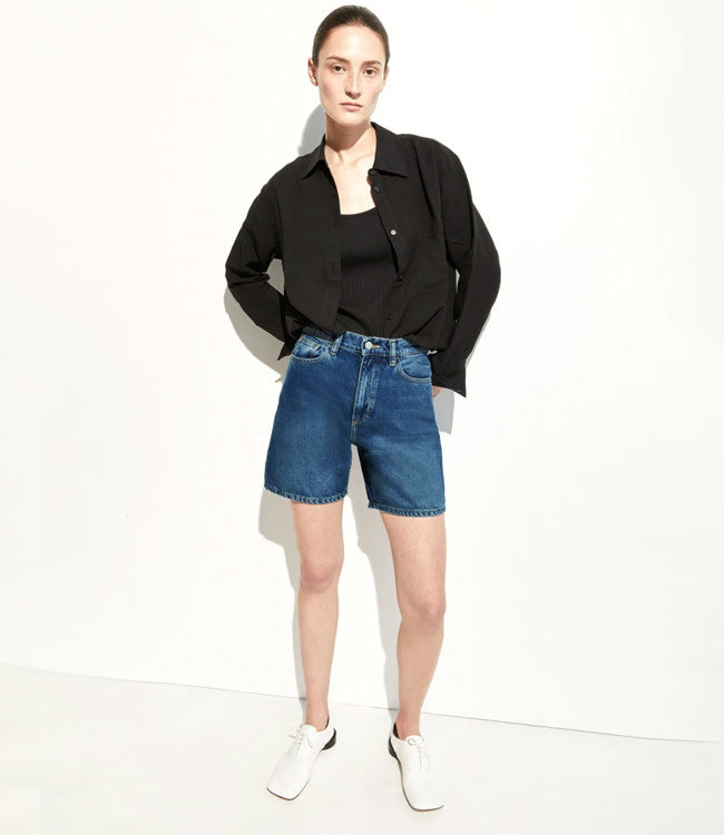 ARMEDANGELS korte jeans broek SHEAARI DARK
