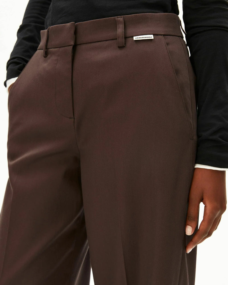 ARMEDANGELS trousers LEANDRAA CLAYSTONE ecovero
