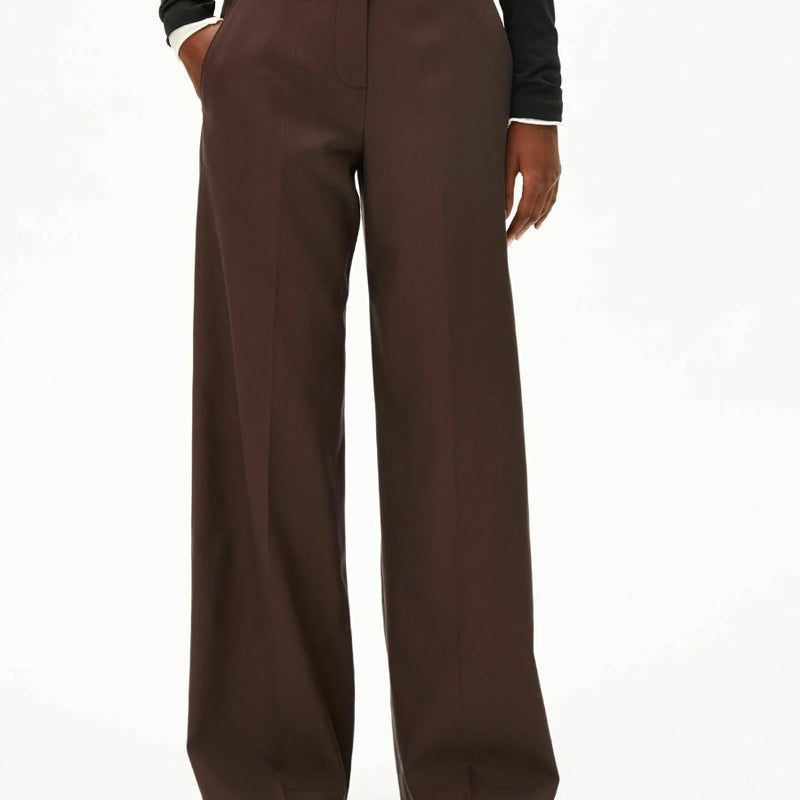 ARMEDANGELS trousers LEANDRAA CLAYSTONE ecovero