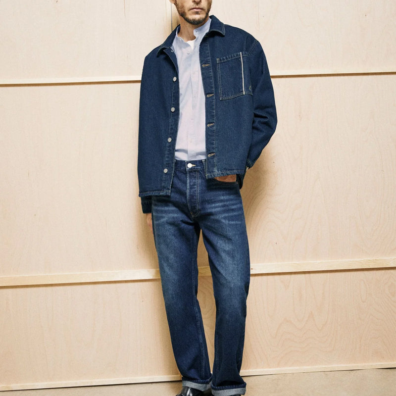 ARMEDANGELS heren spijkerbroek MAADOX SELVEDGE midnight