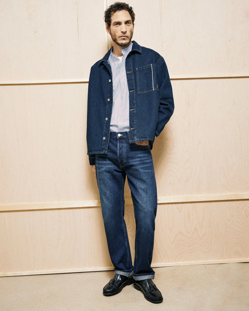 ARMEDANGELS heren spijkerbroek MAADOX SELVEDGE midnight