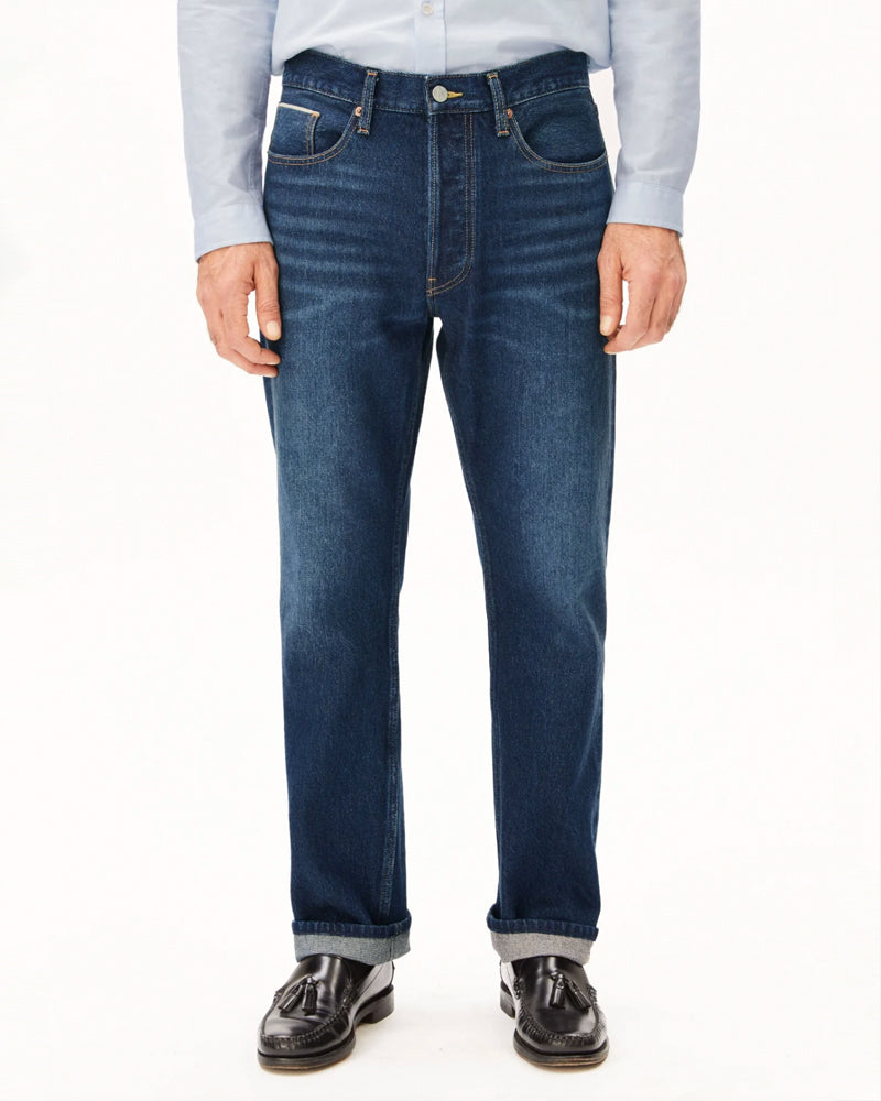 ARMEDANGELS heren spijkerbroek MAADOX SELVEDGE midnight
