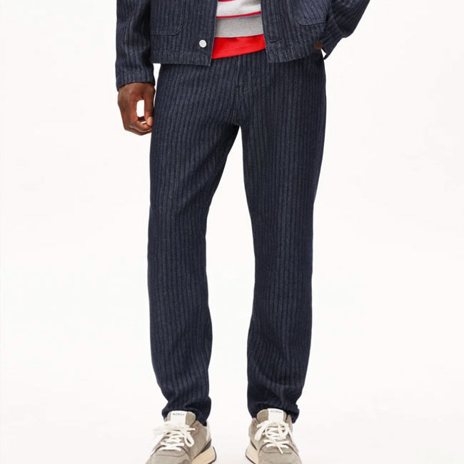 ARMEDANGELS broek MAAKX HERRINGBONE biologisch katoen