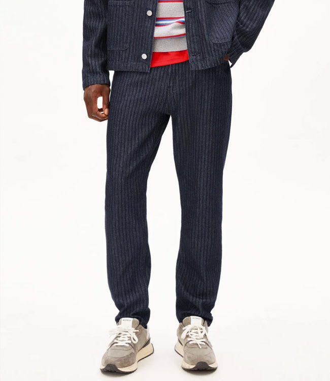 ARMEDANGELS broek MAAKX HERRINGBONE biologisch katoen