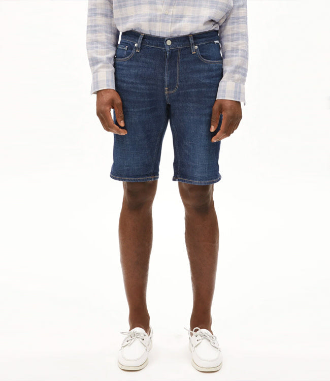 ARMEDANGELS Korte broek NAAILO DARK DENIM biokatoen